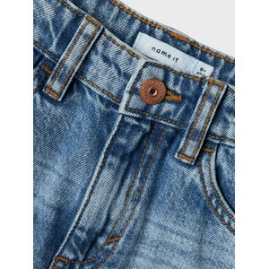 Name It - Short NKMSILAS LOOSE DNM Bermuda - Medium Blue Denim - 100% Katoen