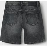 Dark Grey Denim - Bermuda - 100% Katoen - Regular Fit