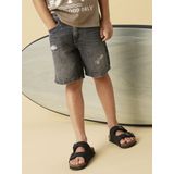 Dark Grey Denim - Bermuda - 100% Katoen - Regular Fit