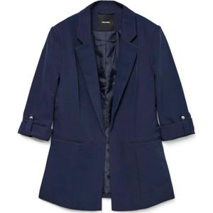 Blazer - Omkeerbare Hals - Polyester Voering - Slim Fit