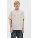 JACK & JONES - T-shirt - Ecru - Katoen