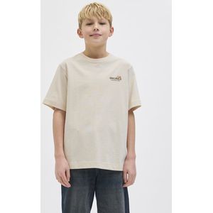 JACK & JONES - T-shirt - Ecru - Katoen