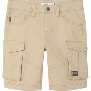 Name It - Ryan Reg 6776 Ba - Cargo Shorts - Groen - Twill - Verstelbare Taille