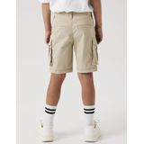 Cargo Shorts - Blauw - Katoen - Verstelbare Taille