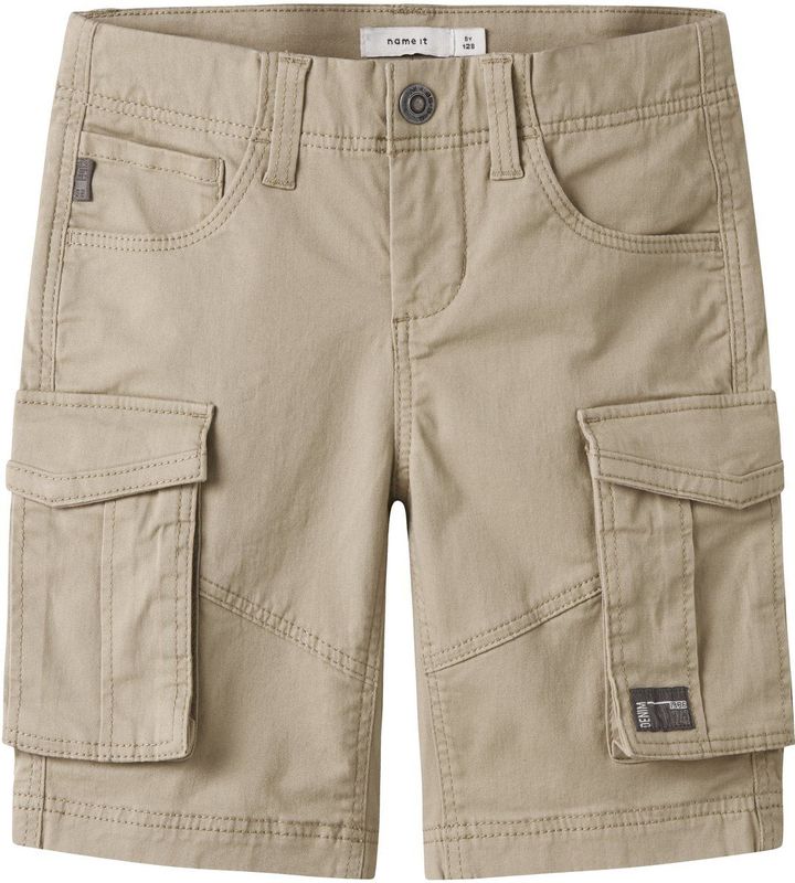 Cargo Shorts - Blauw - Katoen - Verstelbare Taille