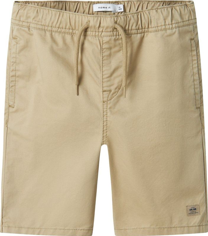 NAME IT - NKMRYAN JOG L TWILL SHORTS - Jongens - Bermuda Shorts - Beige