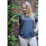 ONLY CARMAKOMA - T-shirt - Zwart - Jersey - Regular Fit