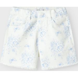 Korte Broeken - Bloemenpatroon - Rechte Snit - Normale Pasvorm