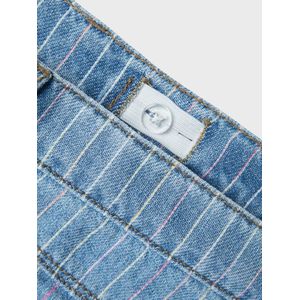 Wide-leg Skater Jeans - Denim - Verstelbare Taille - Achter- en Voorzakken