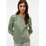 Blouse - O-Neck - Makkelijk - Lace Detail - Standaard Fit