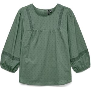 Blouse - O-Neck - Makkelijk - Lace Detail - Standaard Fit