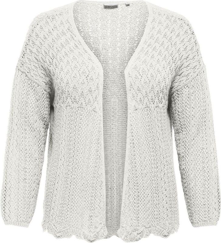 Carnola 7/8 Life Open Cardigan KNT Noos, Cloud Dancer, M