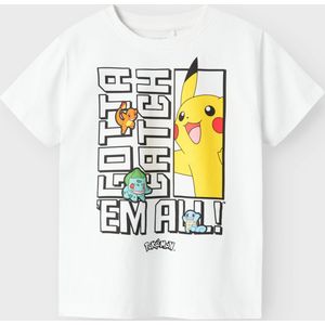 Pokemon - T-shirt - Blauw - Jersey - Korte Mouwen - Ronde Hals