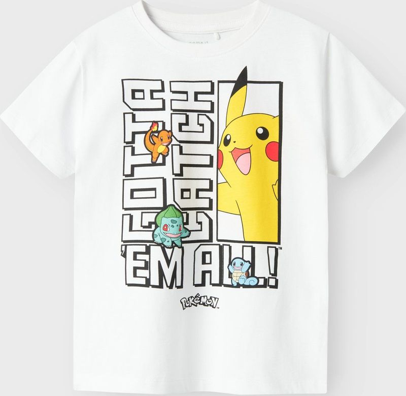 Pokemon - T-shirt - Blauw - Jersey - Korte Mouwen - Ronde Hals