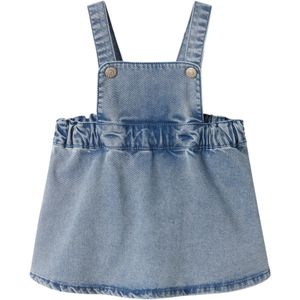 Jerseyjurken - Effen - Denim - Mouwloos - Wijde Pasvorm - Lang