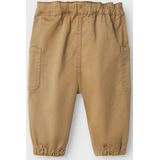 NAME IT - Baggy Broek - Keperstof - Zacht - Mid-waist - Rekbare Boorden