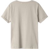 NAME IT KIDS - T-shirt - Beige - Katoen - Korte Mouwen