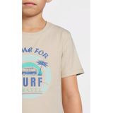 NAME IT KIDS - T-shirt - Beige - Katoen - Korte Mouwen