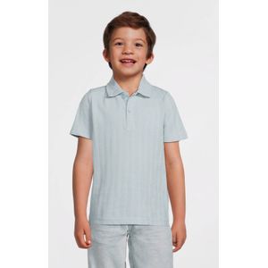 Name It - Nmmfene Ss Polo - T-shirt - Blauw - Katoen - Korte Mouwen