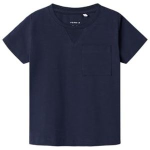 NAME IT - Nmmfreddi Nreg Ss Top - Blazer - Blauw Navy - Katoen