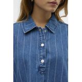 Vero - Oda Vocean - Denimjurk - Blauw - Korte Mouwen
