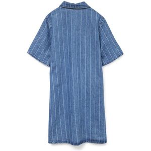 Vero - Oda Vocean - Denimjurk - Blauw - Korte Mouwen