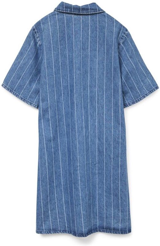 Vero - Oda Vocean - Denimjurk - Blauw - Korte Mouwen