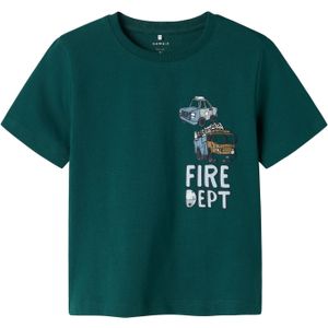 NAME IT Jongens Nmmdrew Nreg Ss Top Box, Bos Biome, 98