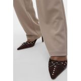 VERO MODA Vmzamira Mw Slim Straight Pant Noos Vmzamira Mw Noos rechte broek voor dames (1 stuk), Moon-rok.