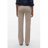 VERO MODA Dames Vmzamira Mw Slim Straight Pant Noos, maansteen, S / 30L