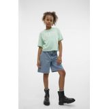 VERO MODA - T-shirt - Roze - Katoen - Cropped Fit