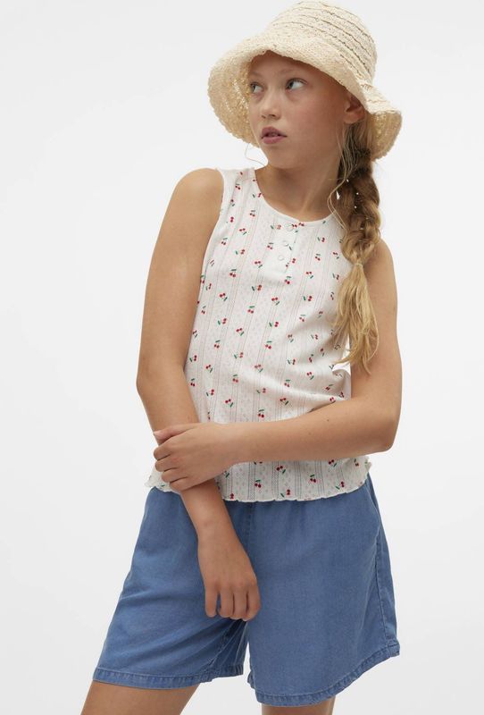 VERO MODA - Top - U-Hals - Mouwloos - Junior - Regular Fit