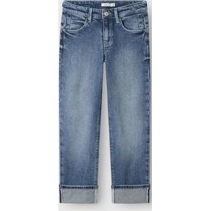 Jeans - Denim - Rechte Pasvorm - Verstelbare Taille - Katoen