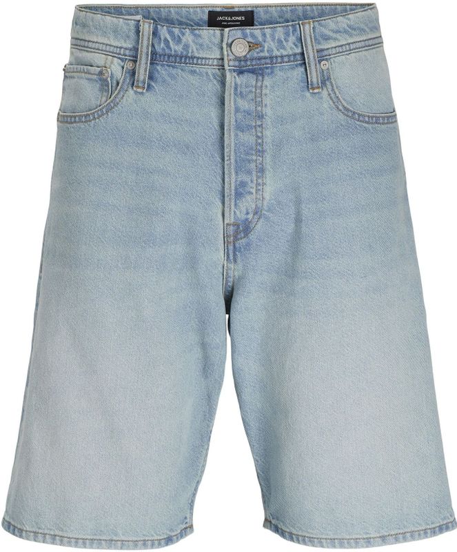 Bermuda - Blue Denim - Relaxed Fit - Riemlussen - Steekzakken