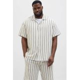 Overhemd - Lichtblauw - Katoen - Regular Fit - Resort Kraag