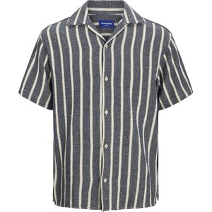 Jack & Jones - Jorcoba Stripe - T-shirt - Ocean Cavern - Katoen - Korte Mouwen