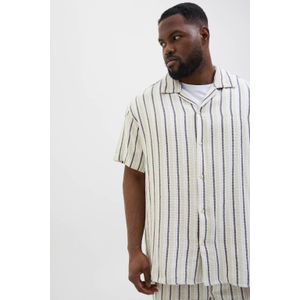 Overhemd - Lichtblauw - Katoen - Regular Fit - Resort Kraag