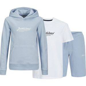 Jack & Jones Junior Loungeanzug JJBEAU HOOD/TEE S & BEAU SHORTS PACK JNR