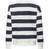 JDY - JDYBOOGIE - Sweatshirt - Cloud Dancer Black Iris Stripes