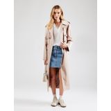 Blouse - Effen - Kant - Normale Pasvorm - Kwartmouw