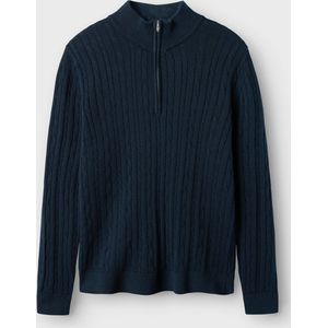 Vest - Zacht - Hoge Hals - Lange Mouwen - Ritssluiting - Slim Fit