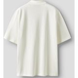 Poloshirt - Effen - Jersey - Losse Pasvorm - Kwartmouw
