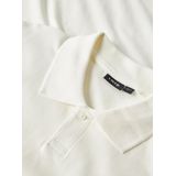 Poloshirt - Effen - Jersey - Losse Pasvorm - Kwartmouw