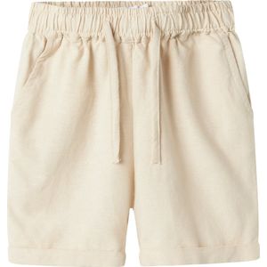 NAME IT MINI - Korte Broek - Blauw - Viscose Katoen Linnen