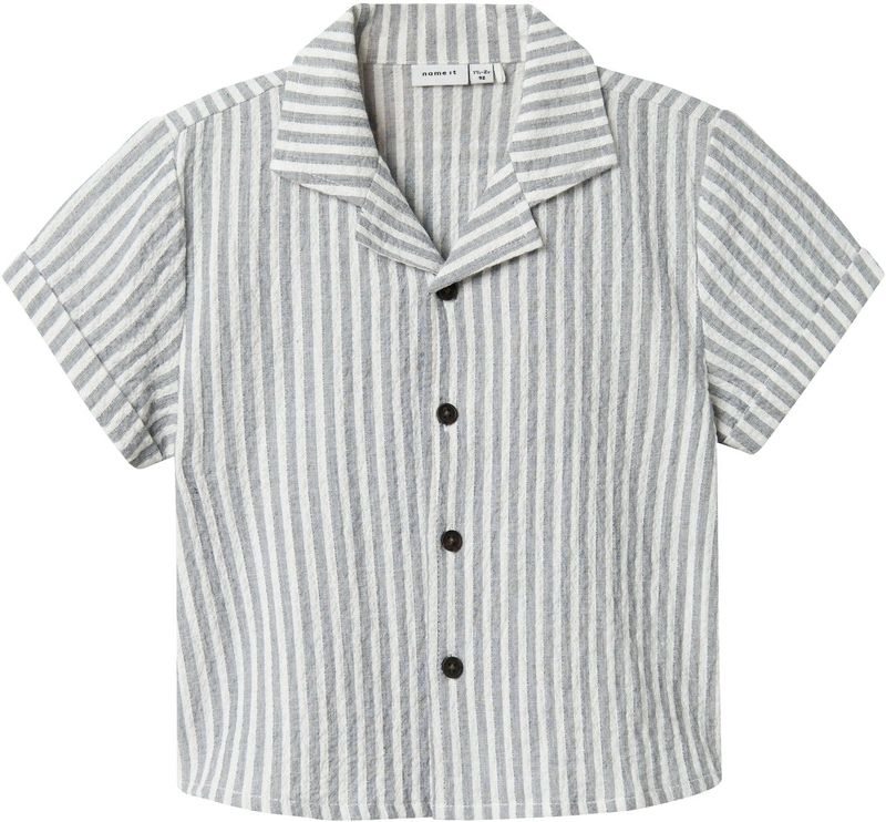 NAME IT - Nmmfedenis - T-shirt - Blauw - Katoen