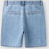 Jeans - Blauw Denim - Loosefit - Knoopsluiting - Kort/Mini