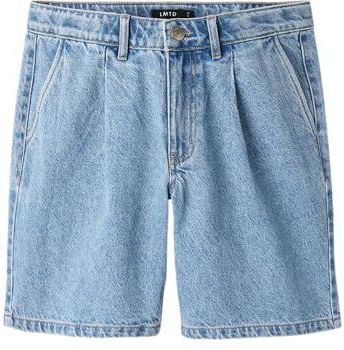 Jeans - Blauw Denim - Loosefit - Knoopsluiting - Kort/Mini