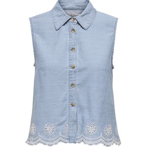 Onlmoon - Denim Overhemd - Mouwloos - Regular Fit