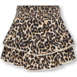 Kids Only - KogGlow - Rok - Zwart/Camel Leeuwenkop - Katoen