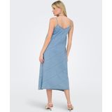 Jurk - V-Hals - Mouwloos - Smalle Bandjes - Loose Fit - Lang